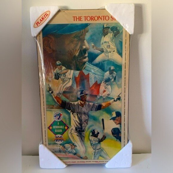Toronto Blue Jays 1992 Season World Series Championship Toronto Star Wall Plaque - Picture 2 of 16